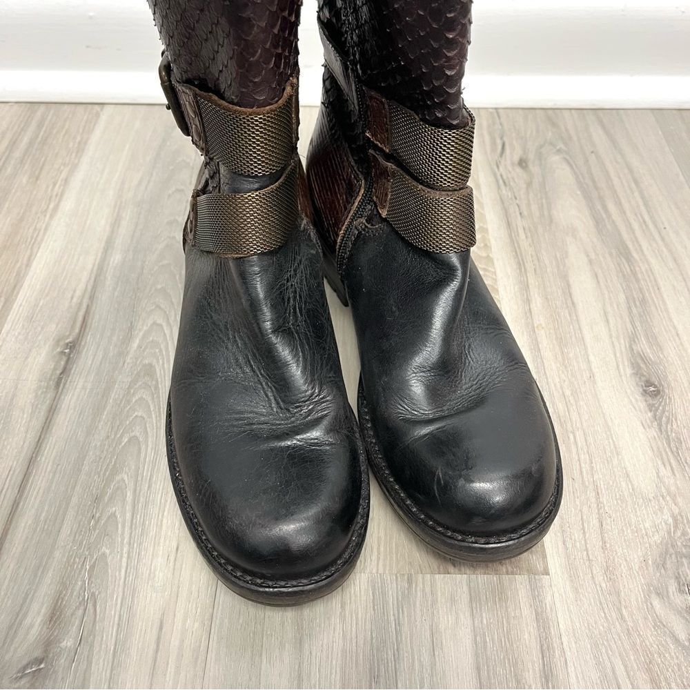 CafeNOIR Brown Leather Boots in Size‎ 39 - Picture 3 of 9